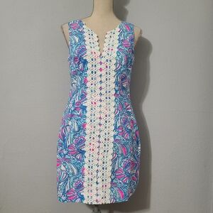 Lilly‎ Pulitzer for Target 20th Anniversary My Fans Shift Dress Mini Pink